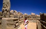 Mahabalipuram, also known as Mamallapuram (Tamil: மாமல்லபுரம்) is an ancient historic town and was a bustling seaport from as early as the 1st century CE.<br/><br/>

By the 7th Century it was the main port city of the South Indian Pallava dynasty. The historic monuments seen today were built largely between the 7th and the 9th centuries CE.