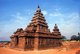 The Shore Temple was constructed in the early 8th century CE during the reign of Narasimhavarman II (also known as Rajasimha) of the Pallava Dynasty. It is so named because it overlooks the shore of the Bay of Bengal. It is a structural temple, built with blocks of granite.<br/><br/>

Mahabalipuram, also known as Mamallapuram (Tamil: மாமல்லபுரம்) is an ancient historic town and was a bustling seaport from as early as the 1st century CE.<br/><br/>

By the 7th Century it was the main port city of the South Indian Pallava dynasty. The historic monuments seen today were built largely between the 7th and the 9th centuries CE.